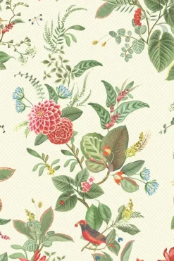 Pip Studio Vliestapete|Floris Vliestapete Weiss