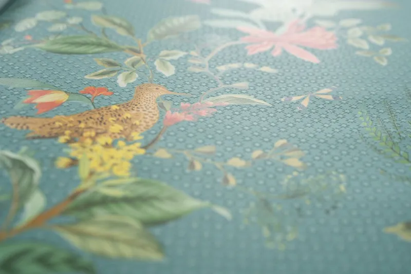 Pip Studio Vliestapete|Floris Vliestapete Petrol