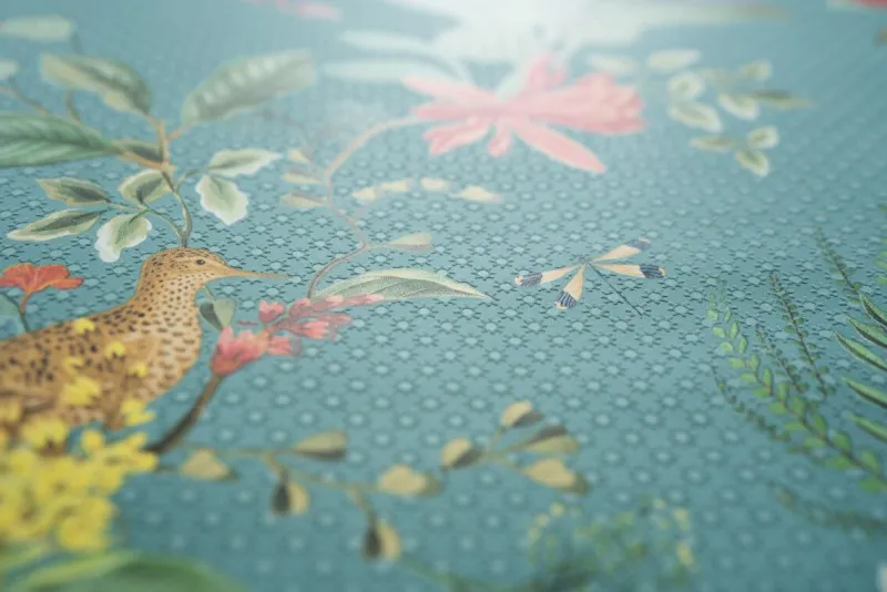 Pip Studio Vliestapete|Floris Vliestapete Petrol