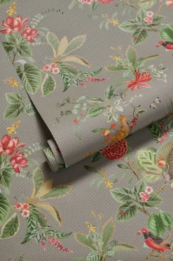 Pip Studio Vliestapete|Floris Vliestapete Khaki