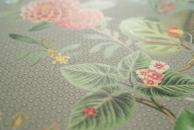 Pip Studio Vliestapete|Floris Vliestapete Khaki