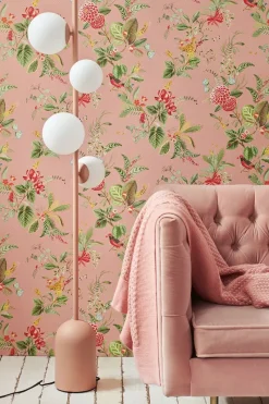 Pip Studio Vliestapete|Floris Vliestapete Rosa