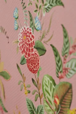 Pip Studio Vliestapete|Floris Vliestapete Rosa