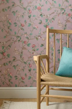 Pip Studio Vliestapete|Good Nightingale Vliestapete Mauve Rosa