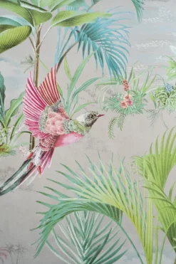 Pip Studio Vliestapete|Palm Scene Vliestapete Grau