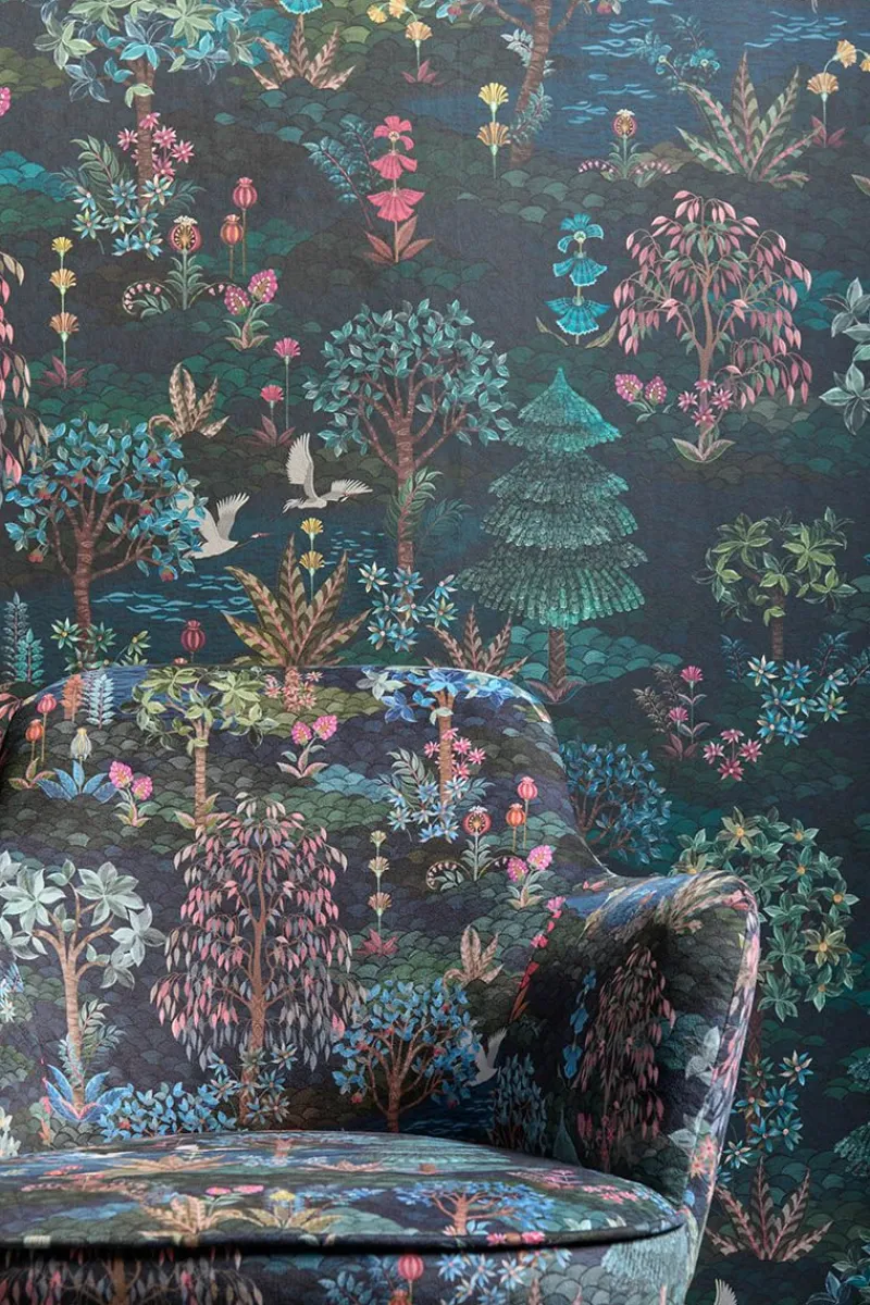 Pip Studio Fototapete|Pip Garden Infinito Wallpower Dunkelblau