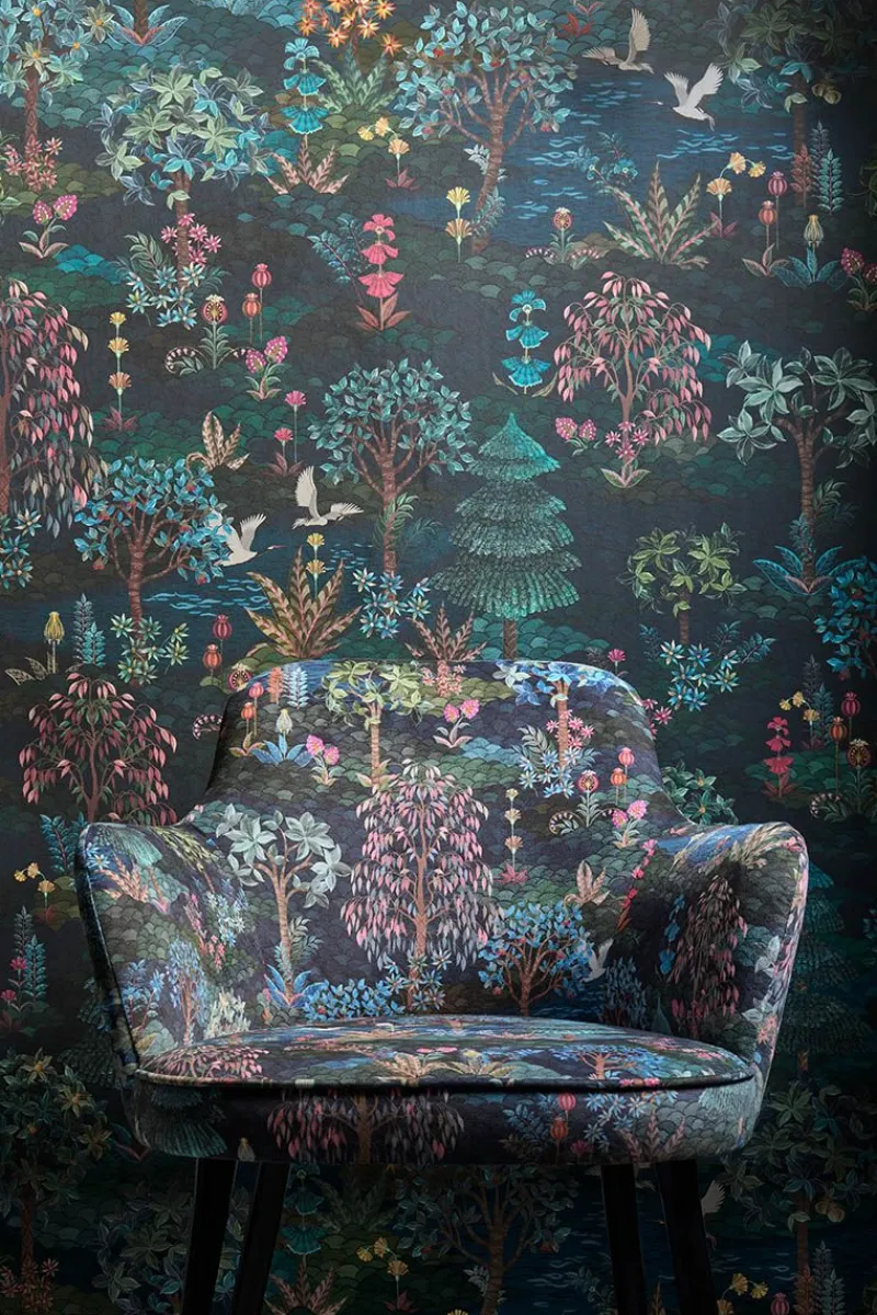 Pip Studio Fototapete|Pip Garden Infinito Wallpower Dunkelblau