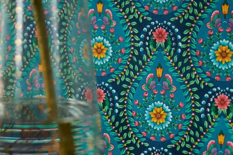 Pip Studio Vliestapete|Raindrops Vliestapete Dunkel Blau