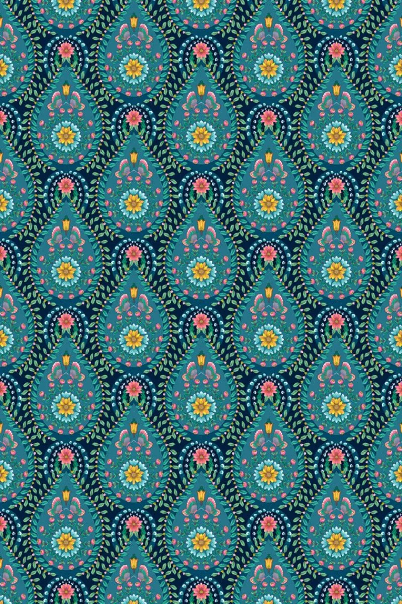 Pip Studio Vliestapete|Raindrops Vliestapete Dunkel Blau