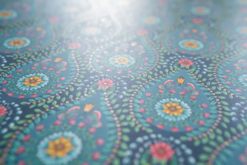 Pip Studio Vliestapete|Raindrops Vliestapete Dunkel Blau