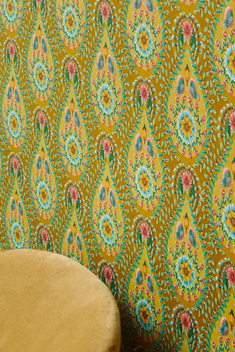 Pip Studio Vliestapete|Raindrops Vliestapete /Ocre Gelb