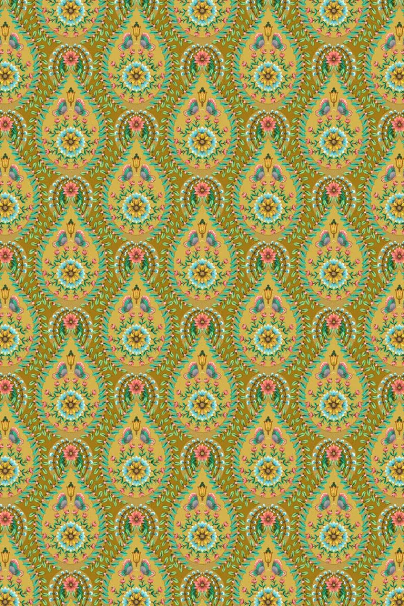 Pip Studio Vliestapete|Raindrops Vliestapete /Ocre Gelb