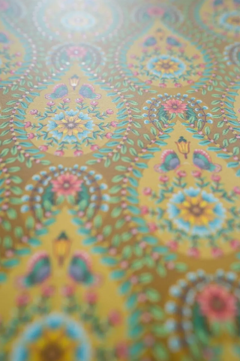 Pip Studio Vliestapete|Raindrops Vliestapete /Ocre Gelb