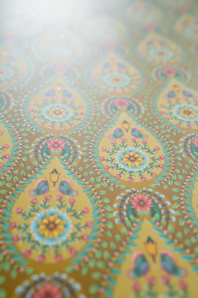 Pip Studio Vliestapete|Raindrops Vliestapete /Ocre Gelb