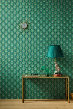 Pip Studio Vliestapete|Raindrops Vliestapete Grün