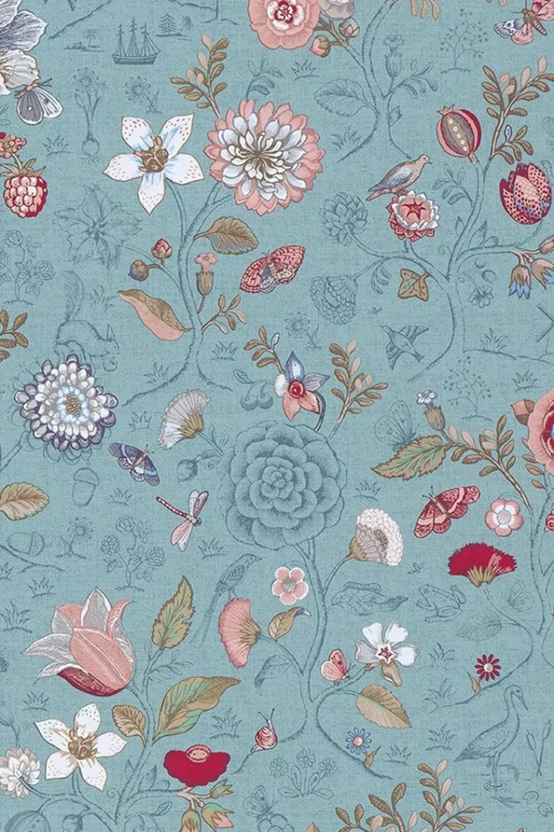 Pip Studio Vliestapete|Spring to Life Vliestapete Meeres Blau
