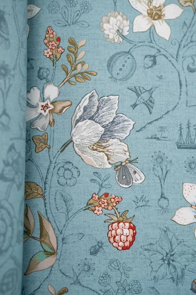 Pip Studio Vliestapete|Spring to Life Vliestapete Meeres Blau
