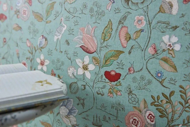 Pip Studio Vliestapete|Spring to Life Vliestapete Grün