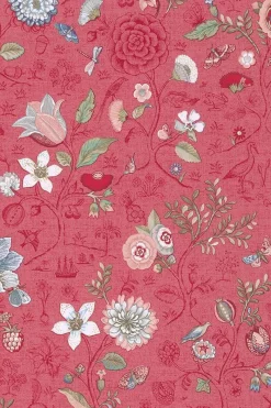 Pip Studio Vliestapete|Spring to Life Vliestapete /Rosa Rot