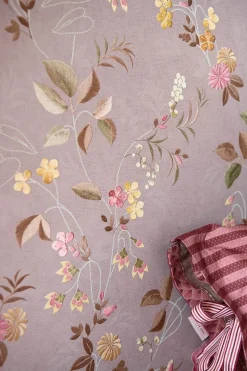 Pip Studio Vliestapete|Tokyo Blossom Vliestapete Rosa Mauve Violett