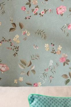 Pip Studio Vliestapete|Tokyo Blossom Vliestapete Jade Grün