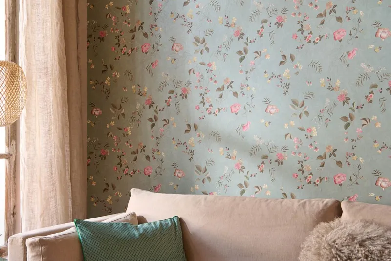 Pip Studio Vliestapete|Tokyo Blossom Vliestapete Jade Grün