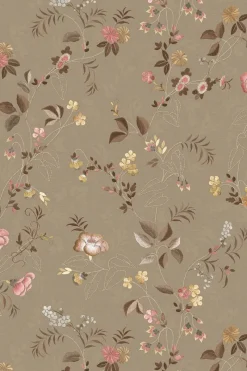 Pip Studio Vliestapete|Tokyo Blossom Vliestapete Khaki
