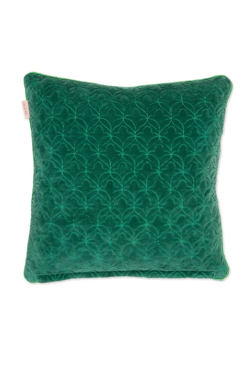 Pip Studio Zierkissen|Bettkissen|Quadratisches Zierkissen Quilty Dreams Grün