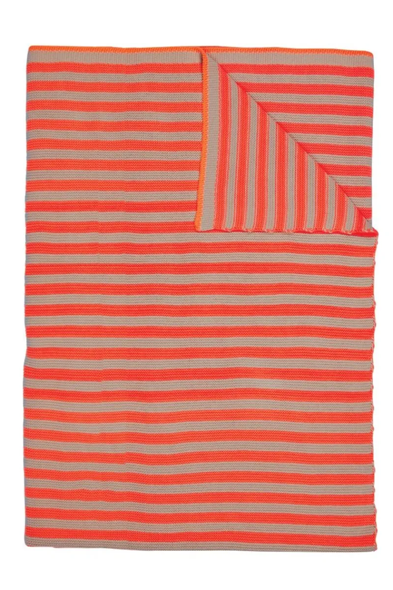 Pip Studio Plaids Und Quilts|Plaids Und Quilts|Quilt Bonsoir Stripe Orange