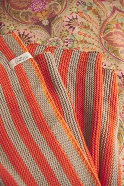 Pip Studio Plaids Und Quilts|Plaids Und Quilts|Quilt Bonsoir Stripe Orange