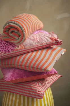 Pip Studio Plaids Und Quilts|Plaids Und Quilts|Quilt Bonsoir Stripe Orange