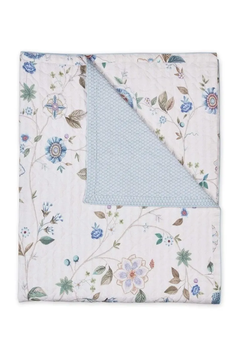 Pip Studio Plaids Und Quilts|Plaids Und Quilts|Quilt Flores Bailando Gebrochen Weiss