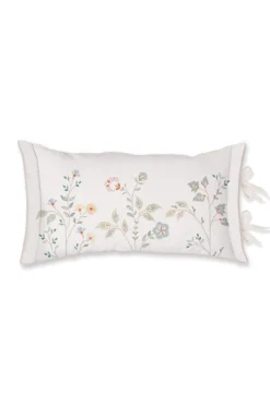 Pip Studio Zierkissen|Bettkissen|Rechteckige Zierkissen Campo de Flores Gebrochen Weiss