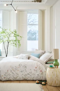 Pip Studio Zierkissen|Bettkissen|Rechteckige Zierkissen Campo de Flores Gebrochen Weiss