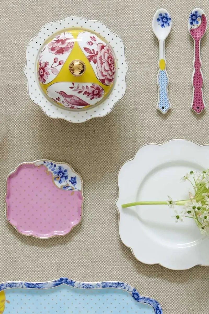Pip Studio Teebeutelablage|Royal Multi Teebeutelablage Rosa 10 cm