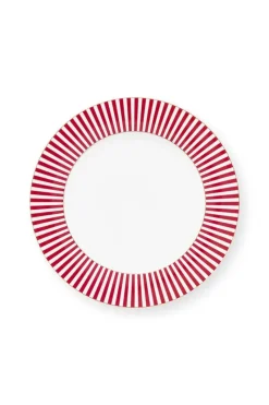 Pip Studio Essteller|Royal Stripes Essteller Dunkel 26.5cm Rosa