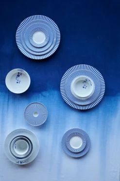 Pip Studio Gebäckteller|Royal Stripes Gebäckteller 17 cm Blau