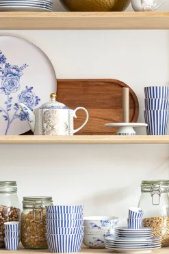 Pip Studio Gebäckteller|Royal Stripes Gebäckteller 17 cm Blau