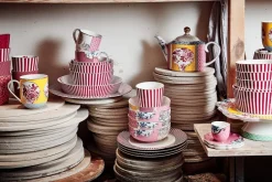 Pip Studio Schalen|Royal Stripes Schale Dunkel 12cm Rosa