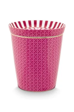 Pip Studio Porzellan Sets|Teetassen|Royal Stripes Tasse Fliesen & Teebeutelablage Rosa