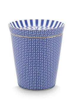 Pip Studio Porzellan Sets|Teetassen|Royal Stripes Tasse Fliesen & Teebeutelablage Blau