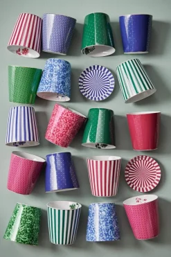 Pip Studio Porzellan Sets|Teetassen|Royal Stripes Tasse & Teebeutelablage Grün