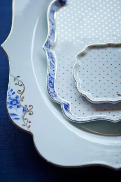 Pip Studio Servierschalen|Royal White Oval Servierschale 40 cm