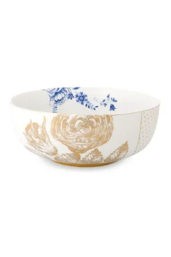 Pip Studio Salatschüsseln|Schalen|Royal White Schale 23 cm
