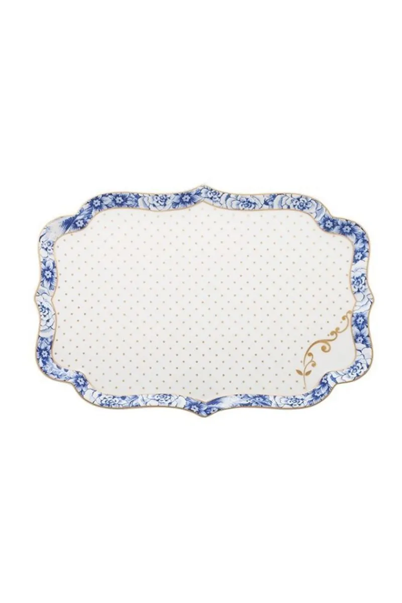 Pip Studio Servierschalen|Royal White servierschalen 26 cm