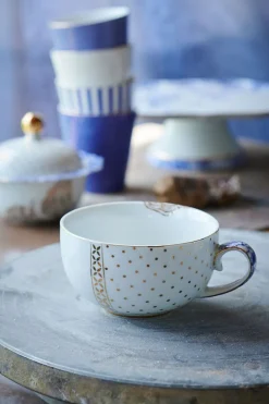 Pip Studio Cappuccino Tasse|Tasse & Untertasse|Royal White Tee Tasse & Untertasse