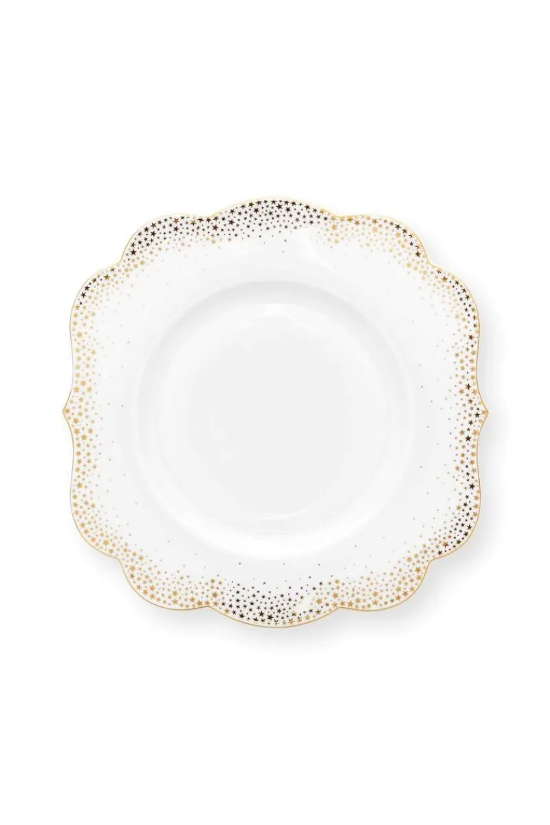 Pip Studio Weihnachten|Frühstücksteller|Royal Winter White Frühstücksteller 23.5cm