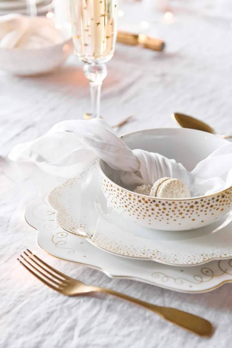 Pip Studio Weihnachten|Frühstücksteller|Royal Winter White Frühstücksteller 23.5cm