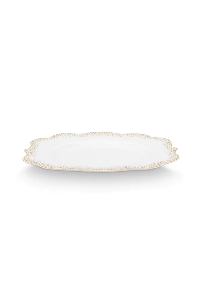 Pip Studio Weihnachten|Frühstücksteller|Royal Winter White Frühstücksteller 23.5cm