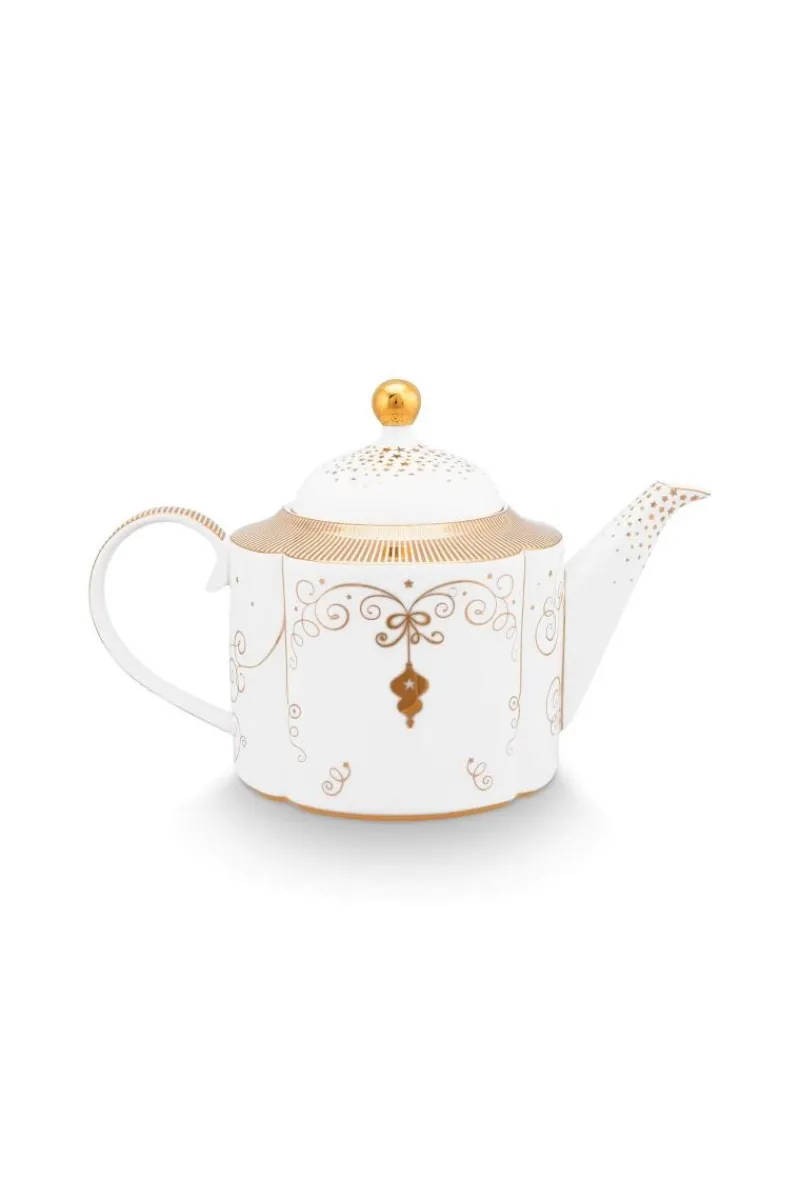 Pip Studio Weihnachten|Teekannen|Royal Winter White Teekanne Gross